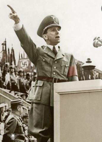 Goebbels zeker van de overwinning