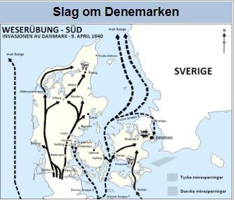 Nazi's vallen Denemarken en Noorwegen binnen