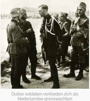Nazi's verkleedden zich bij inval als Hollandse grenswachten