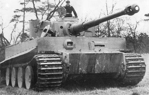 De gevreesde Duitse Tiger tank