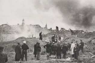De Barlheze 91 na het bombardement