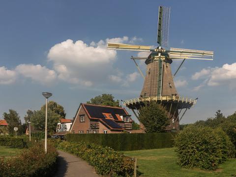 De korenmolen Nooit Gedacht in Warnsveld