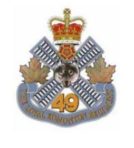 Wapen van het Loyal Edmonton Regiment, R.C.I.C.  Service nummer B/159599