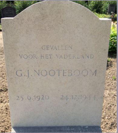 Het graf van Gerrit Jan 