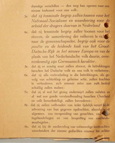 'Richtlijnen' voor de nazificeering van het Onderwijs
