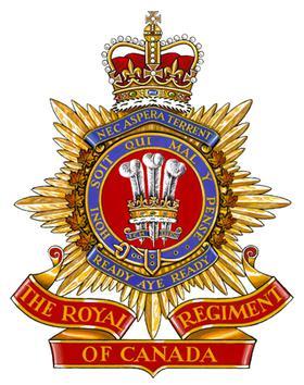 Zijn wapen: Royal Regiment of Canada onder servicenummer C/120340.