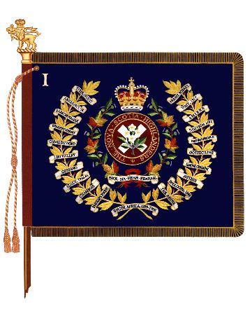 Zijn wapen: The North Nova Scotia Highlanders, R.C.I.C.